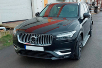Volvo XC90 2015- гг. Боковые Подножки Shining (2 шт., Алюминий) фото 3