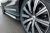 Volvo XC90 2015- гг. Боковые Подножки Shining (2 шт., Алюминий) фото 7