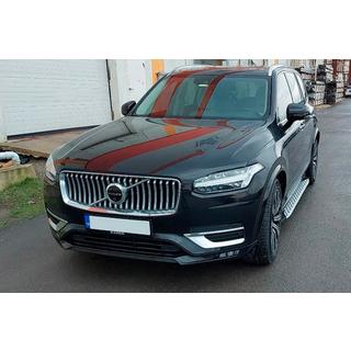 Боковые Подножки Shining (2 шт., Алюминий) Volvo XC90 2015- гг. фото 3