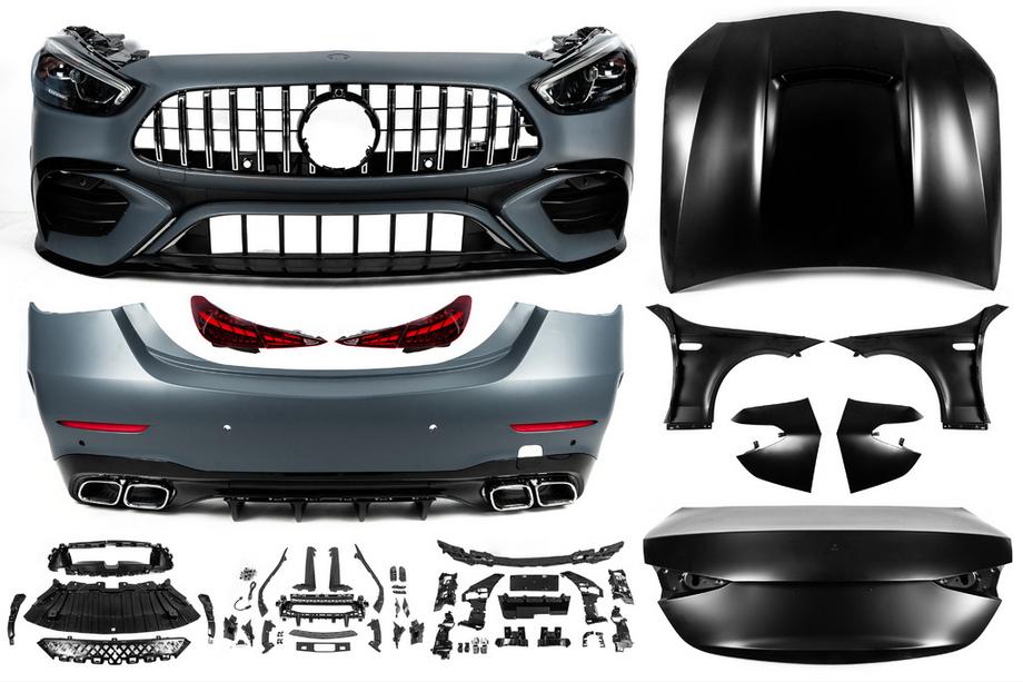 Mercedes C-class W205 2014-2021 гг. Комплект рестайлинга в W206 AMG Image