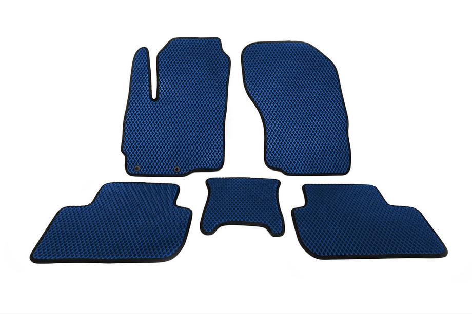 Mitsubishi Outlander 2012-2021 гг. Коврики EVA (Синие) Image