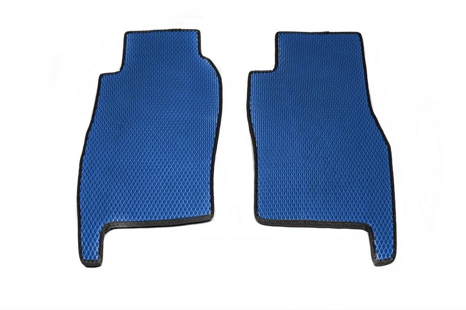 Nissan Patrol Y61 1997-2011 гг. Коврики EVA (Синие) Короткий, комплект 4 шт. (передние и задние) Фото 3