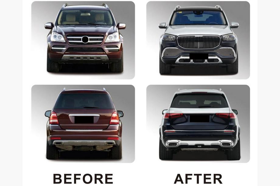 Mercedes GL class X164 2006-2012 гг. Комплект рестайлинга в GLS X167 Maybach Image
