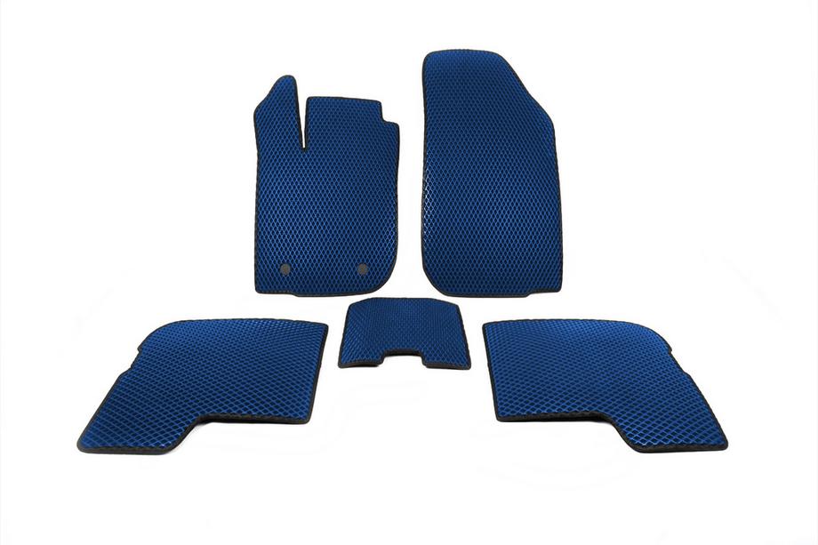 Renault Logan I 2005-2008 гг. Коврики EVA (Синие) Image