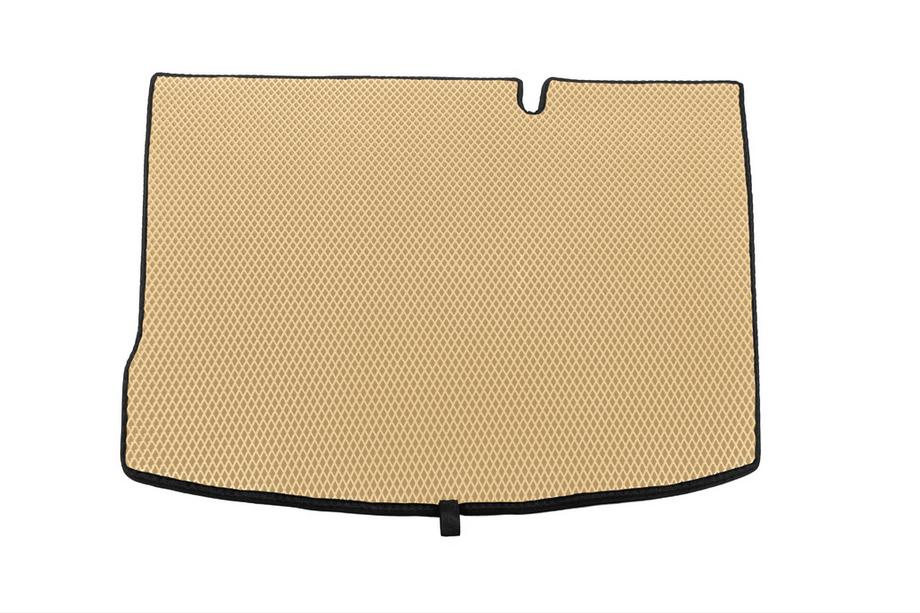 Renault Sandero 2007-2013 гг. Коврик в багажник (EVA, Бежевый) Image