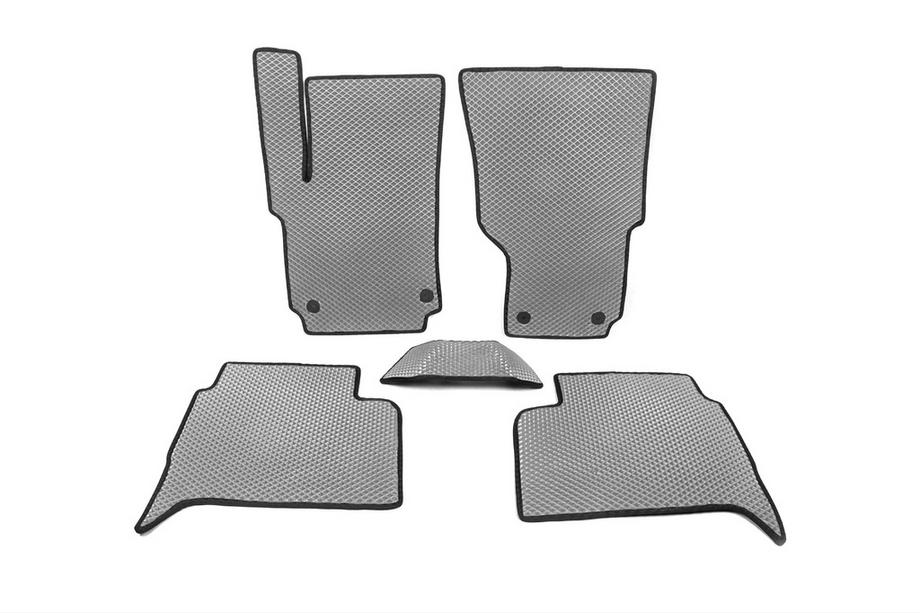 Volkswagen Amarok 2010-2022 гг. Коврики EVA (Серый) Image