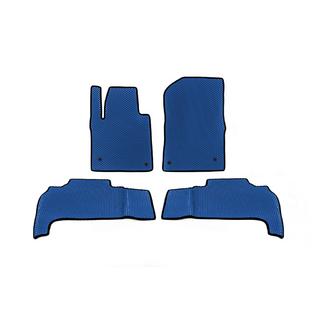 Полиуретановые коврики EVA (2007-2012, Синие) Toyota Land Cruiser 200 2007-2021 гг. фото 1