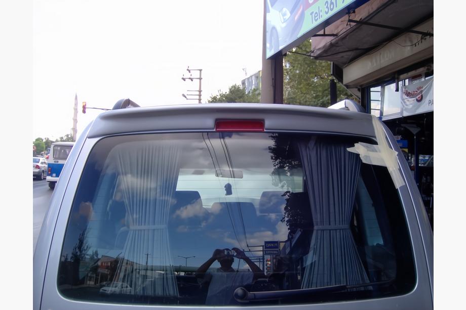 Volkswagen Caddy 2004-2010 гг. Спойлер Kalin ABS (грунтованный под покраску) Image