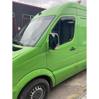Накладки на Зеркала BlackEdition (2 шт., пластик) Mercedes Sprinter W906 2006–2018 гг. фото 4