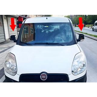 Накладки на Зеркала BMW-Style (2 шт) Fiat Doblo II 2010-2022 гг. фото 1