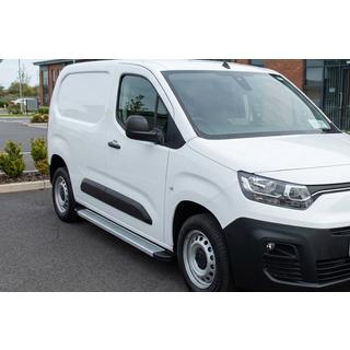 Боковые Подножки Maya V2 (2 шт., Алюминий) Fiat Doblo III 2023- гг. фото 1