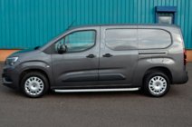 Fiat Doblo III 2023- гг. Боковые Подножки Fullmond (2 шт., Алюминий) фото 4