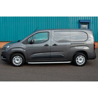 Боковые Подножки Fullmond (2 шт., Алюминий) Fiat Doblo III 2023- гг. фото 4