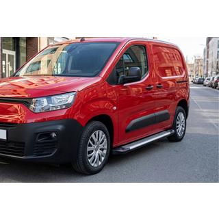 Боковые Подножки Line (2 шт., Алюминий) Fiat Doblo III 2023- гг. фото 1