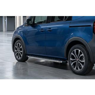 Боковые Подножки BlackLine (2 шт., Алюминий) Fiat Doblo III 2023- гг. фото 1