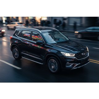 Боковые Подножки Fullmond (2 шт., Алюминий) Chery Tiggo 7 2020- гг. фото 1