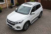 Chery Tiggo 8 2017- гг. Боковые Подножки Shining (2 шт., Алюминий) фото 1
