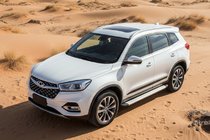 Chery Tiggo 8 2017- гг. Боковые Подножки Maya V2 (2 шт., Алюминий) фото 1