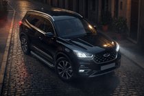 Chery Tiggo 8 2017- гг. Боковые Подножки Allmond Black (2 шт., Алюминий) фото 1