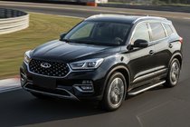 Chery Tiggo 8 2017- гг. Боковые Подножки Tayga Grey (2 шт., Алюминий) фото 1