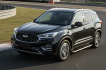 Chery Tiggo 8 2017- гг. Боковые Подножки Tayga Grey (2 шт., Алюминий) фото 1