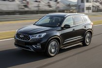 Chery Tiggo 8 2017- гг. Боковые Подножки Duru (2 шт., Алюминий) фото 1