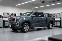 GMS Sierra 2019- гг. Боковые Подножки New Vision Grey (2 шт., Алюминий) фото 1