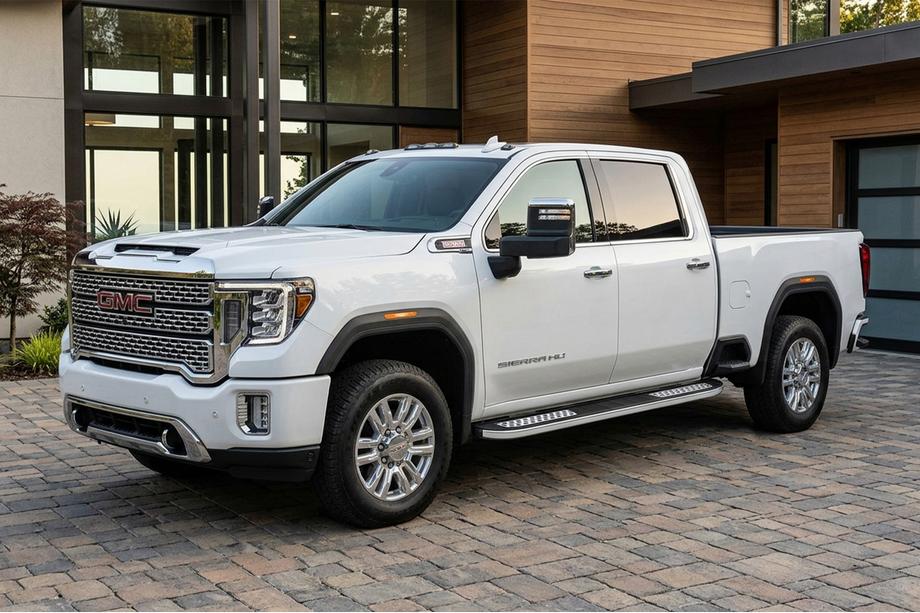 GMS Sierra 2019- гг. Боковые Подножки Tayga V2 (2 шт., Алюминий) Image