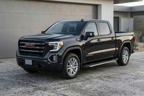 GMS Sierra 2019- гг. Боковые пороги Bosphorus Grey (2 шт., алюминий) фото 1