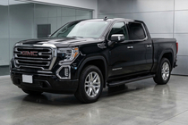 GMS Sierra 2019- гг. Боковые Подножки Allmond Black (2 шт., Алюминий) фото 1