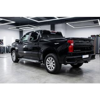 Боковые Подножки Line (2 шт., Алюминий) Chevrolet Silverado 2019- гг. фото 1