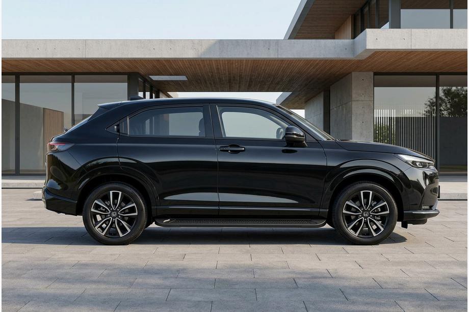 Honda eNP1 2022- гг. Боковые Подножки Allmond Black (2 шт., Алюминий) Image