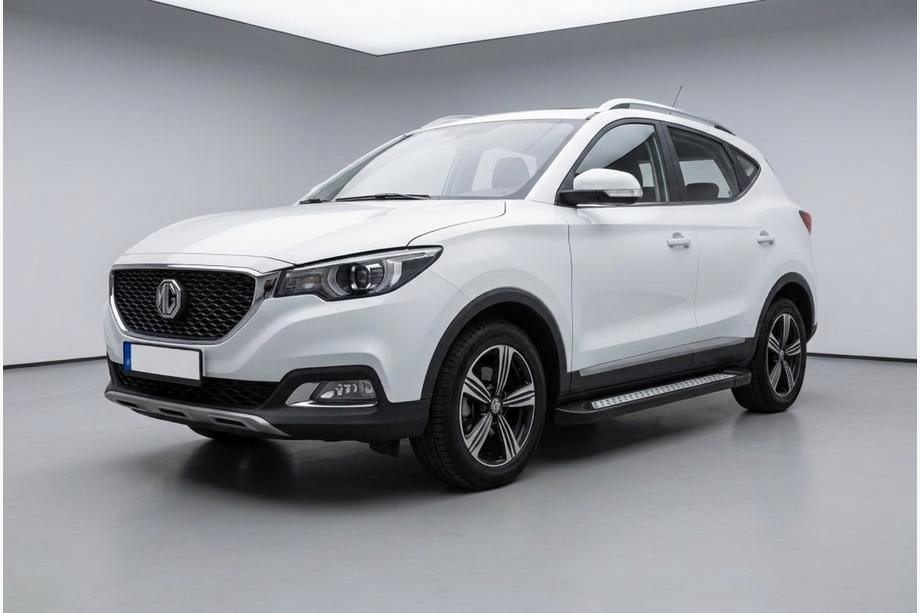 MG ZS 2017-2024 гг. Боковые Подножки Vision New Black (2 шт., Алюминий) Image
