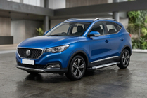 MG ZS 2017-2024 гг. Боковые пороги Allmond Grey (2 шт., алюминий) фото 1