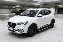 MG HS 2018- гг. Боковые Подножки Tayga Grey (2 шт., Алюминий) фото 1