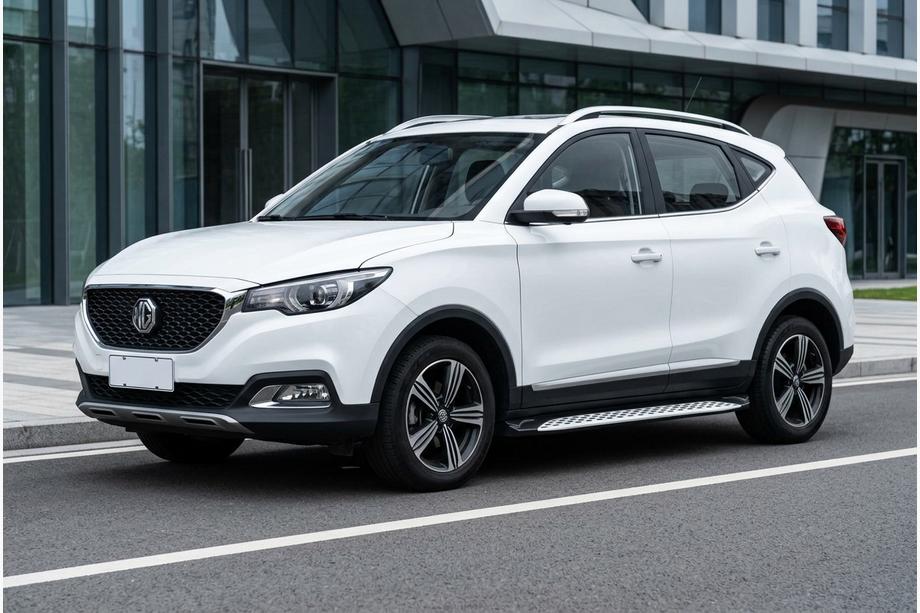 MG ZS 2017-2024 гг. Боковые Подножки Shining V1 (2 шт., Алюминий) Image