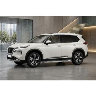 Боковые Подножки BlackLine (2 шт., Алюминий) Nissan X-trail T33/Rogue 2022- гг. фото 1