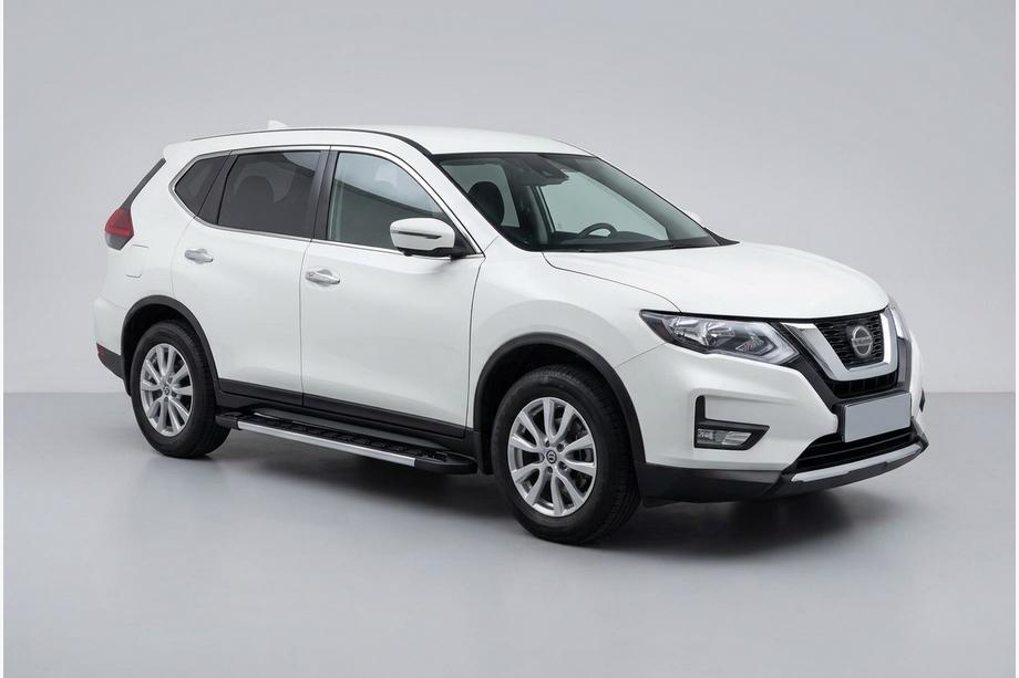Nissan X-trail T33/Rogue 2022- гг. Боковые пороги RedLine V1 (2 шт., алюминий) Image