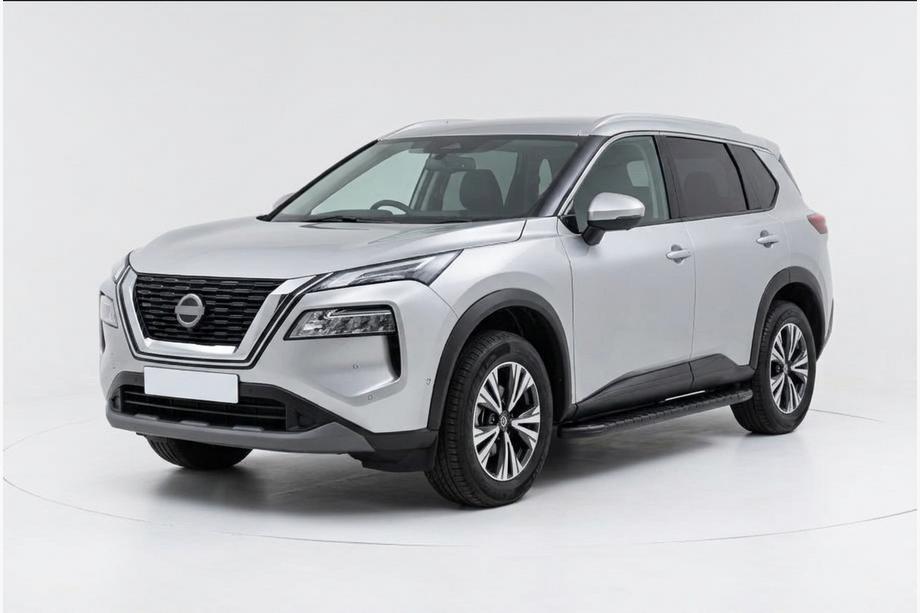 Nissan X-trail T33/Rogue 2022- гг. Боковые Подножки Bosphore Black (2 шт., Алюминий) Фото 1