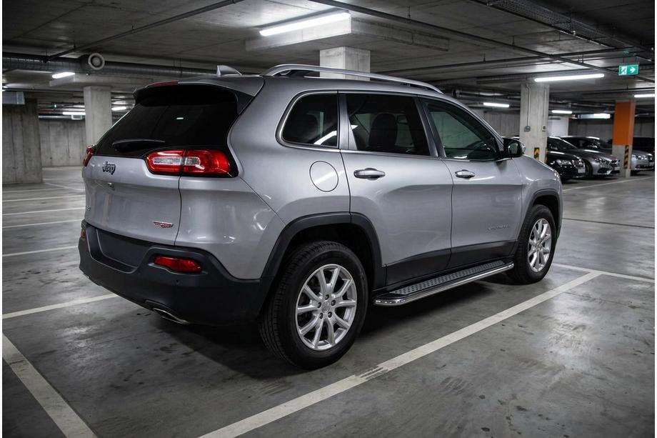 Jeep Cherokee KL 2013- гг. Боковые Подножки Maydos V2 (2 шт., Алюминий) Image