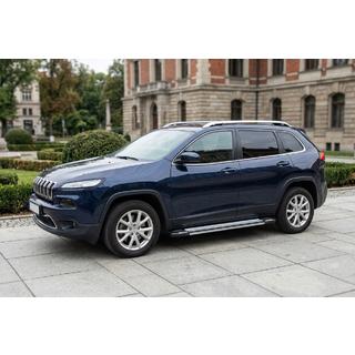 Боковые Подножки Rainbow (2 шт., Алюминий) Jeep Cherokee KL 2013- гг. фото 1