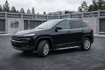 Jeep Cherokee KL 2013- гг. Боковые Подножки Sunrise (2 шт., Алюминий) фото 1