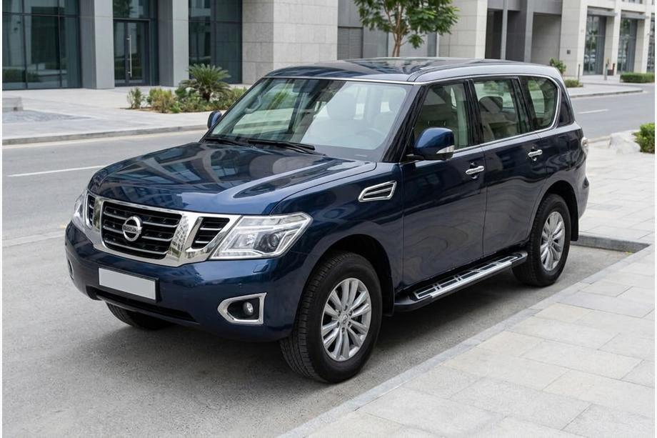 Nissan Armada 2016-2024 гг. Боковые Подножки Sunrise (2 шт., Алюминий) Фото 1