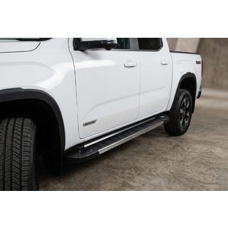 Боковые пороги RedLine V1 (2 шт., алюминий) Volkswagen Amarok 2022- гг. фото 1