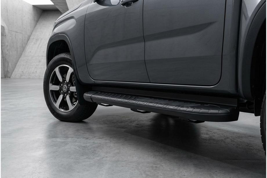 Ford Ranger 2022- гг. Боковые Подножки Bosphore Black (2 шт., Алюминий) Image