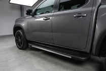 Ford Ranger 2022- гг. Боковые Подножки Bosphore Grey (2 шт., Алюминий) фото 1