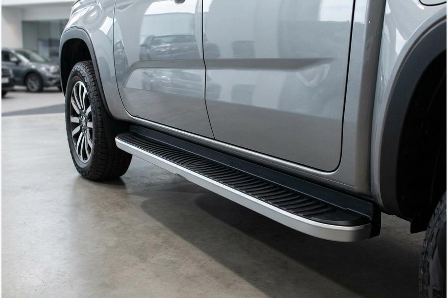 Ford Ranger 2022- гг. Боковые Подножки Tayga Grey (2 шт., Алюминий) Image