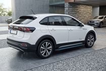 Volkswagen Taigo 2020- гг. Боковые Подножки Maya Blue (2 шт., Алюминий) фото 1