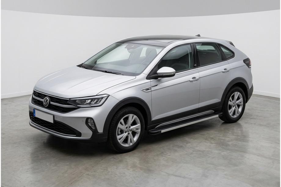 Volkswagen Taigo 2020- гг. Боковые Подножки Maya V1 (2 шт., Алюминий) Image