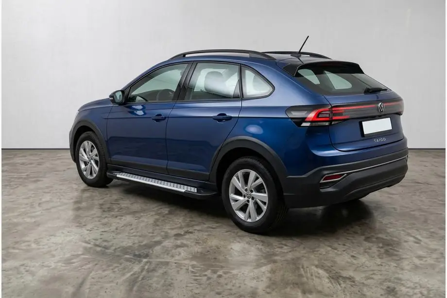 Volkswagen Taigo 2020- гг. Боковые пороги Allmond Grey (2 шт., алюминий) Фото 1